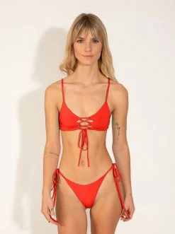 ONEONESWIMWEAR Abby Top Blood Orange