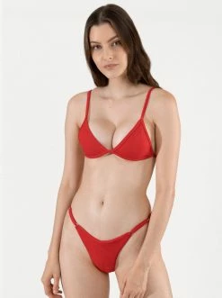 ONEONESWIMWEAR Alli Top Red