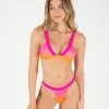 ONEONESWIMWEAR Annie Top Orange Gradient