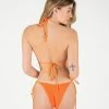ONEONESWIMWEAR Ariel Bottom Tangerine Crinkle