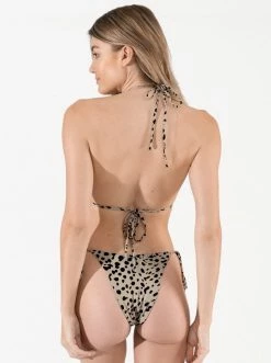 ONEONESWIMWEAR Ariel Top Cheetah