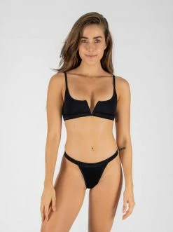 ONEONESWIMWEAR Annie Bottom Black