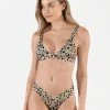 ONEONESWIMWEAR Kameron Top Cheetah