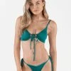 ONEONESWIMWEAR Maggie Top Emerald