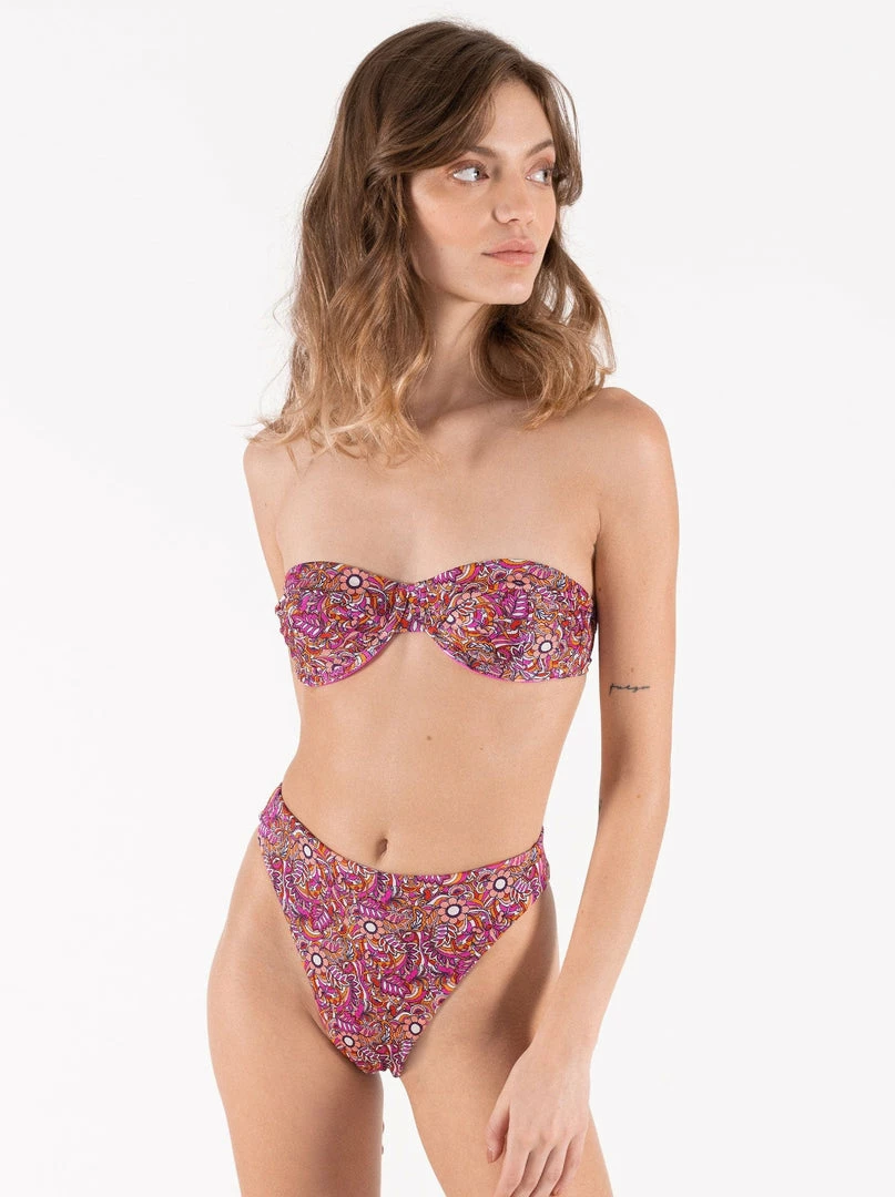 ONEONESWIMWEAR Stephania Top Flower Power - Final Sale