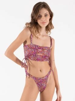 ONEONESWIMWEAR Paloma Top Flower Power - Final Sale Bandeau