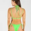 ONEONESWIMWEAR Ariel Bottom Neon Green
