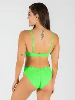 ONEONESWIMWEAR Danna Bottom Neon Green