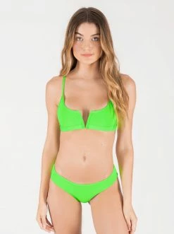 ONEONESWIMWEAR Lana Bottom Neon Green
