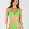 ONEONESWIMWEAR Kameron Top Neon Green