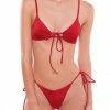 ONEONESWIMWEAR Maggie Top Cherry