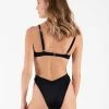 ONEONESWIMWEAR Tatiana Bottom Black