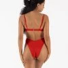 ONEONESWIMWEAR Tatiana Bottom Red